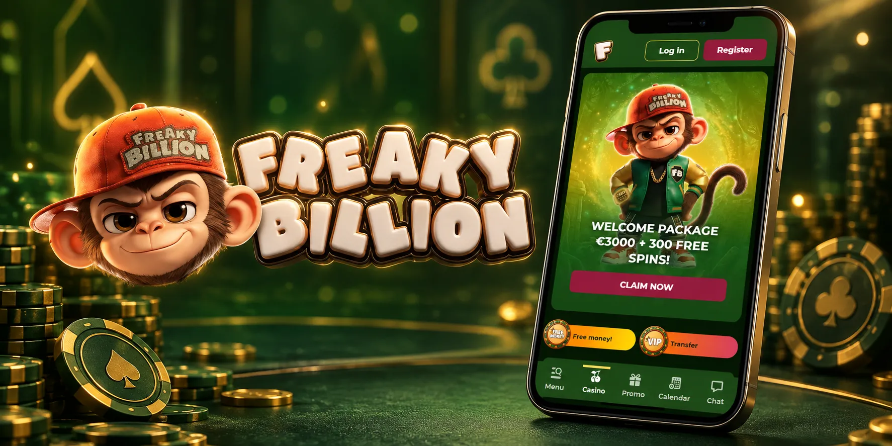 FreakyBillion Casino App Screenshot